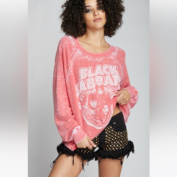 Recycled Karma Tops Recycled Karma Black Sabbath Lyrics Sweatshirt